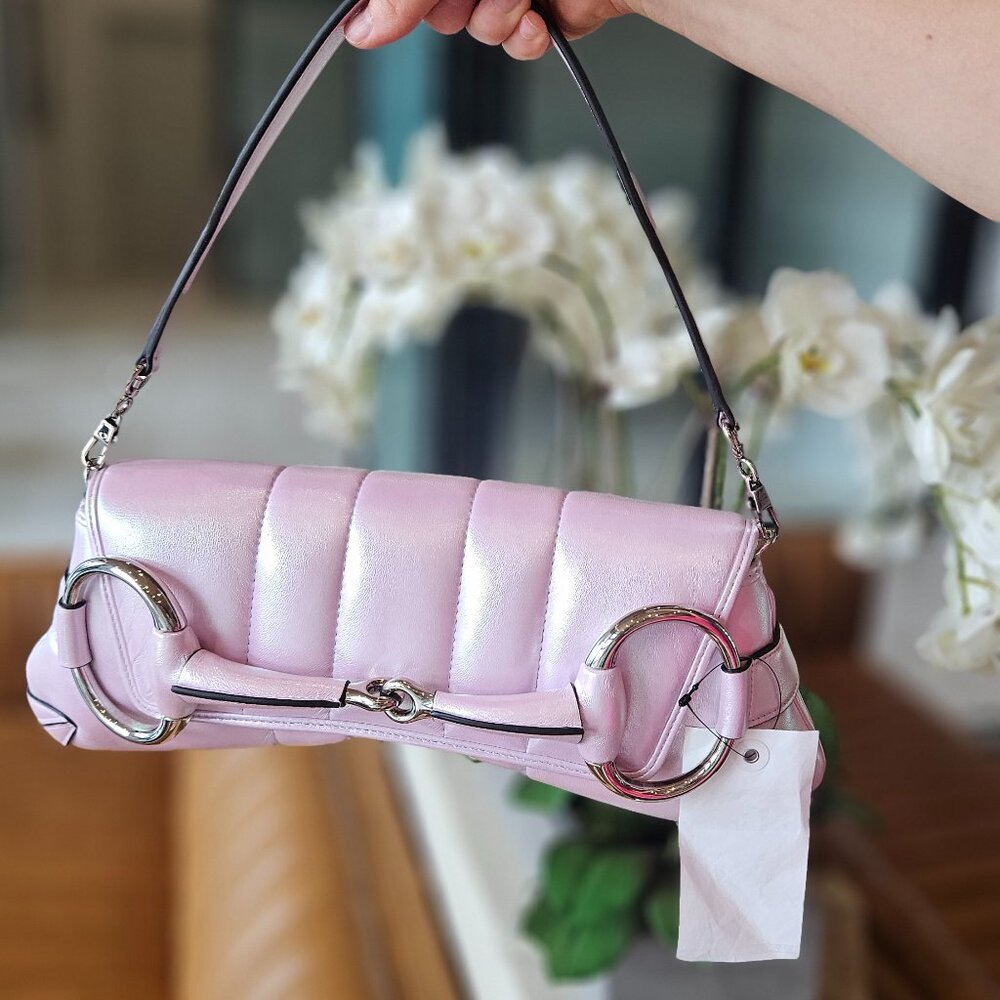 Gucci GUCCI Horsebit Chain Medium Shoulder Bag