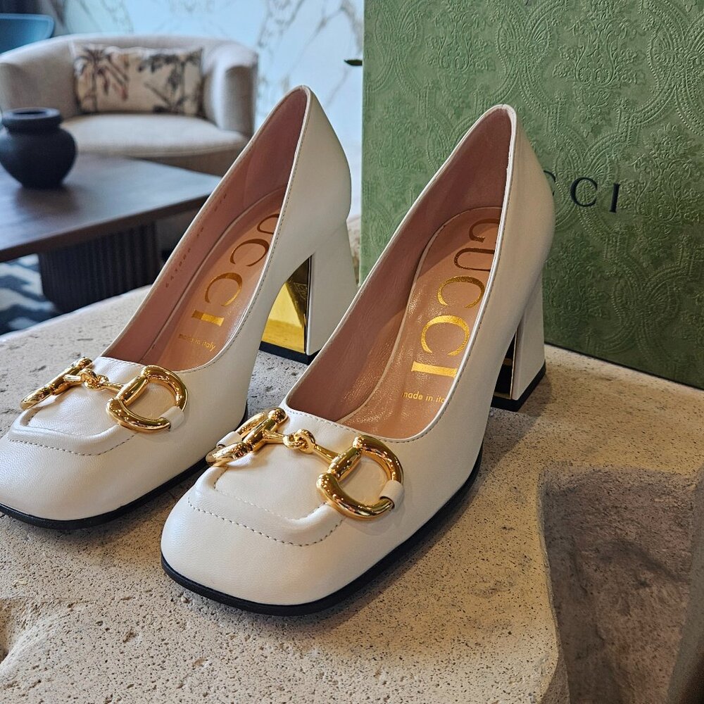 Gucci Gucci - Horsebit leather pumps