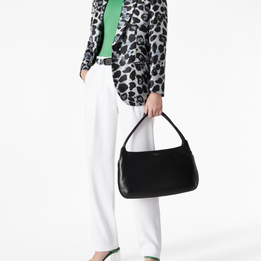 Giorgio Armani Giorgio Armani Leopard Printed Single-Breasted Blazer 3WHGG118T047D PZ01 NEW