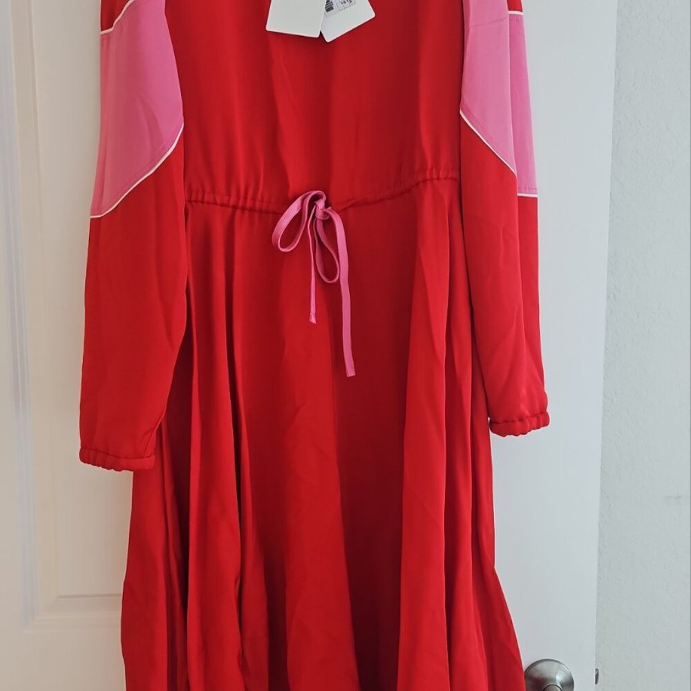 Valentino Garavani VALENTINO GARAVANI Silk Dress Red IT 40 US 4 NWT PB3VACN53PL