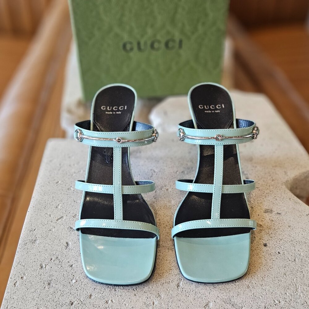 Gucci Gucci Horsebit caged mules size 38